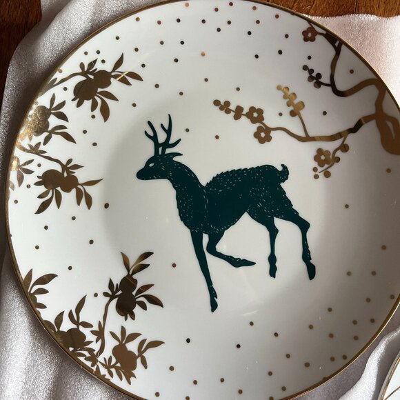 The Met "Asian Woodlands" plates set NIB - Picture 5 of 12